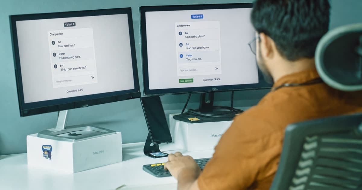 A/B Test Your Chatbot Conversations for More Leads